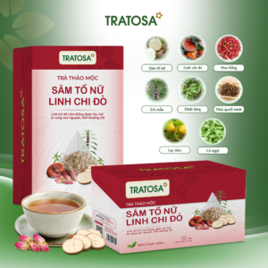 Alternative view of Trà Sâm Tố Nữ Linh Chi Đỏ Đà Lạt Tratosa