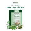 Trà Đinh Lăng Tâm Sen TRATOSA từ đinh lăng Ninh Bình và tâm sen thiên nhiên