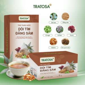 Các thành phần thảo dược trong Trà Dòi Tím Đẳng Sâm TRATOSA