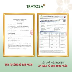 Trà Giảo Cổ Lam Linh Chi Đỏ Trà Giảo Cổ Lam Linh Chi Đỏ TRATOSA có bản tự công bố sản phẩm và kết quả kiểm nghiệm an toàn thực phẩm
