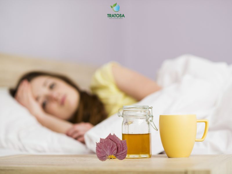 Nước lá tía tô giúp giảm nghén, nôn mửa thai kỳ