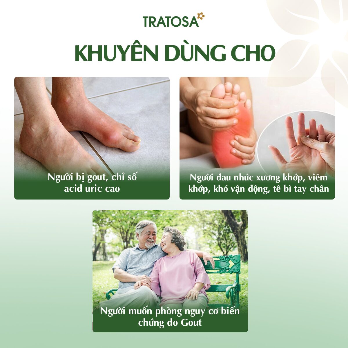 Đối tượng phù hợp sử dụng Trà Tía Tô Okoshi Plus Trà Tía Tô Okoshi Plus dành cho người quan tâm sức khỏe xương khớp