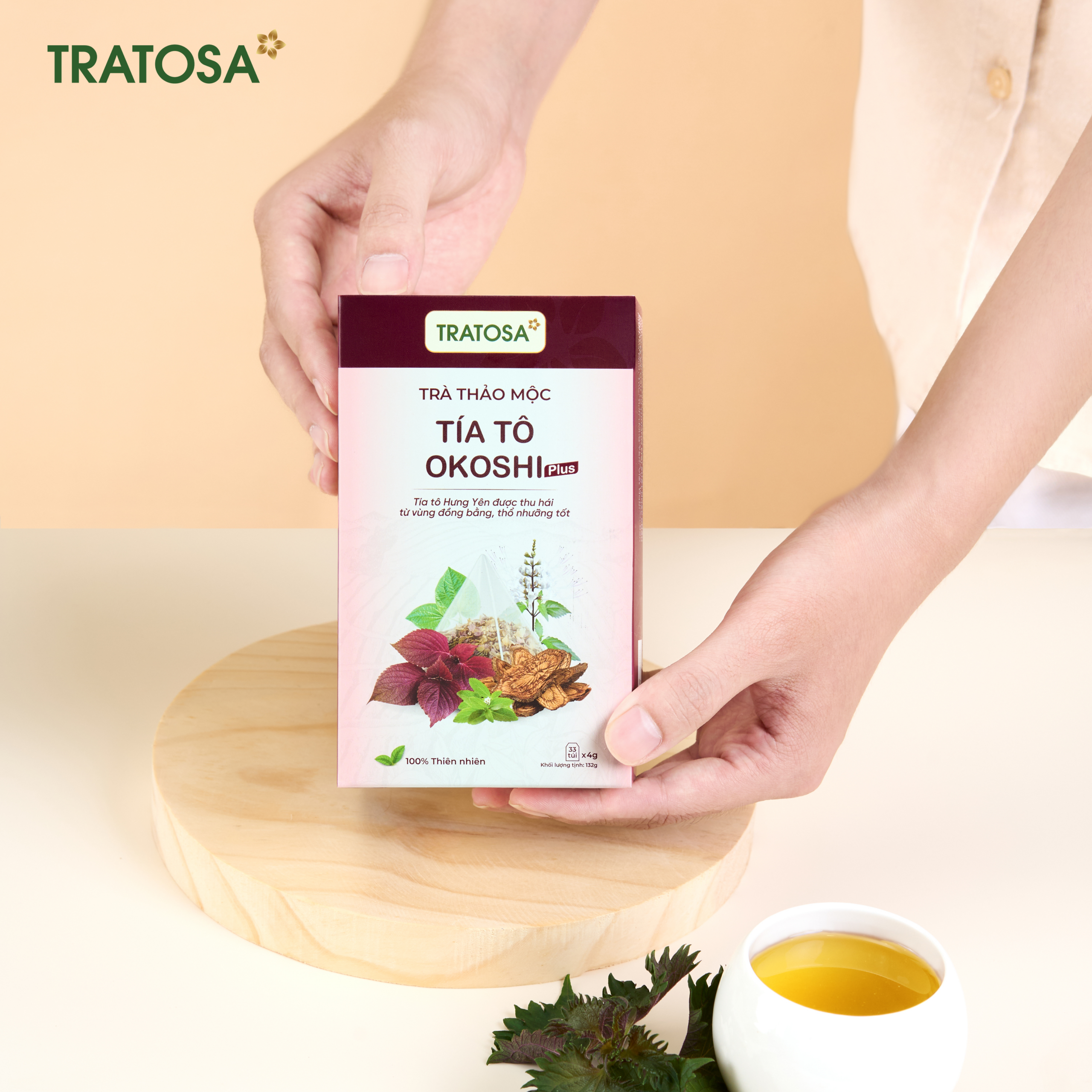 Trà thảo mộc Tía Tô Okoshi Plus Trà thảo mộc Tía Tô Okoshi Plus - Ảnh 6