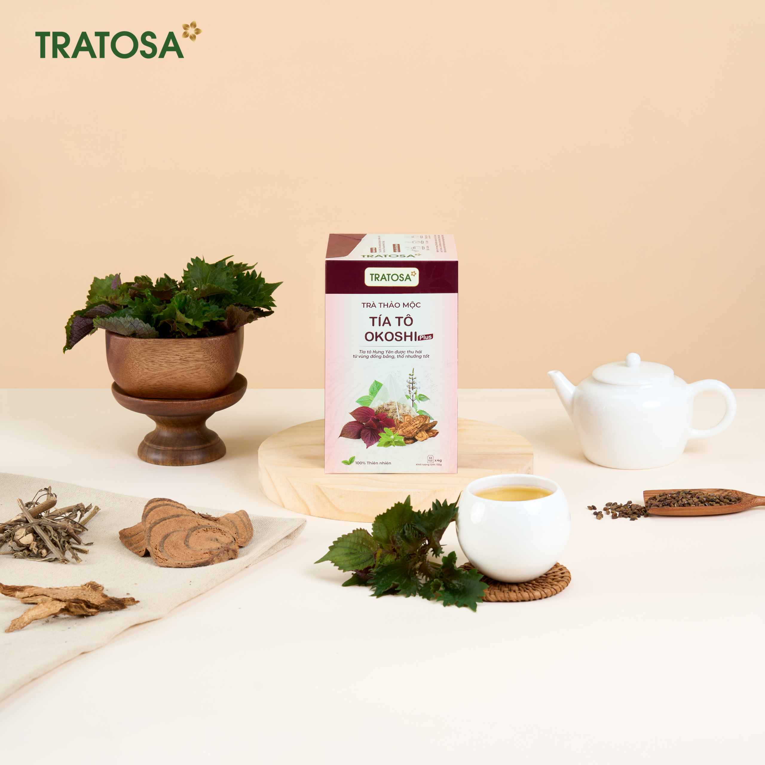 Trà thảo mộc Tía Tô Okoshi Plus Trà thảo mộc Tía Tô Okoshi Plus - Ảnh 7