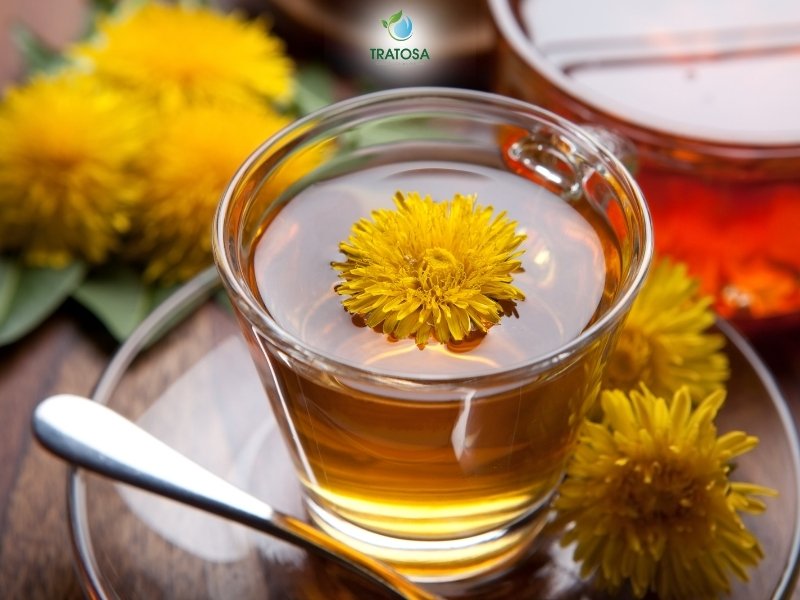 Trà bồ công anh có tác dụng gì? Trà cung cấp dồi dào các loại vitamin như vitamin K, vitamin C, và một số khoáng chất như canxi và magiê