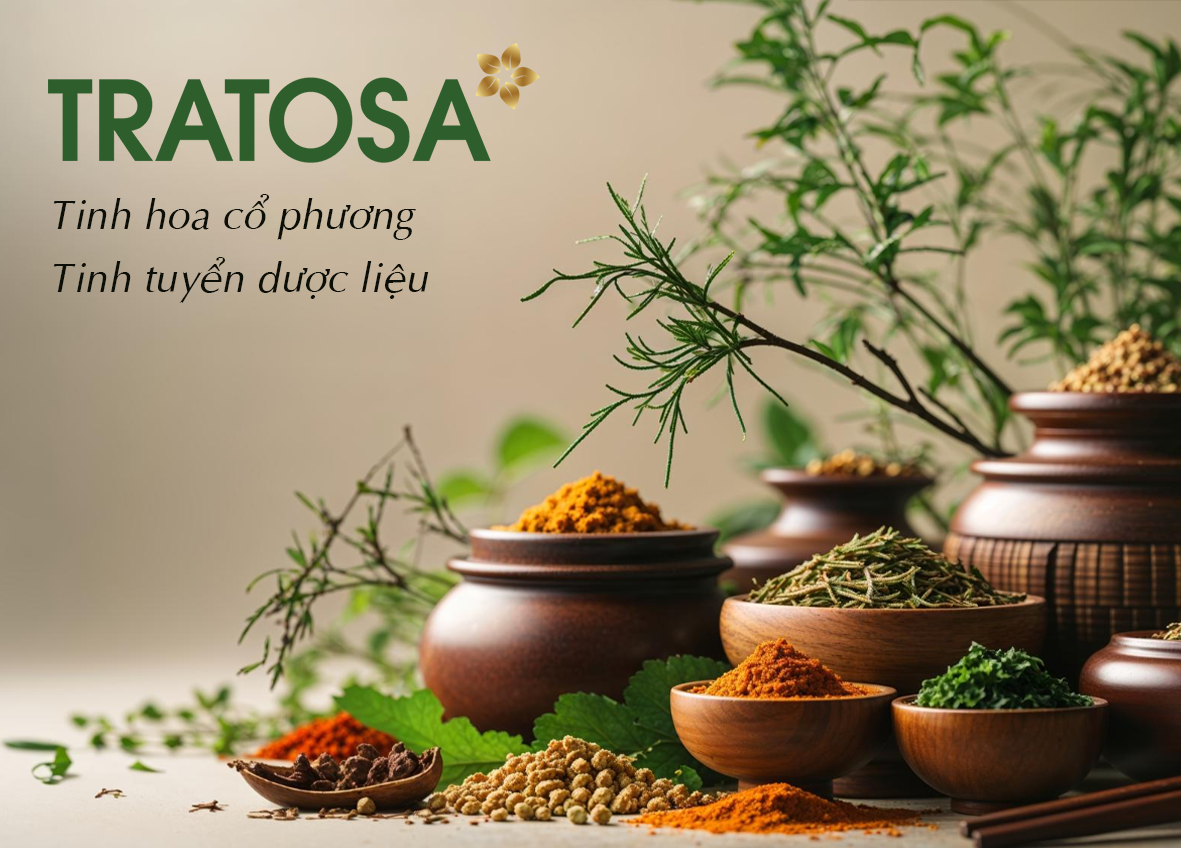 thương hiệu trà thảo dược TRATOSA từ dược liệu thiên nhiên