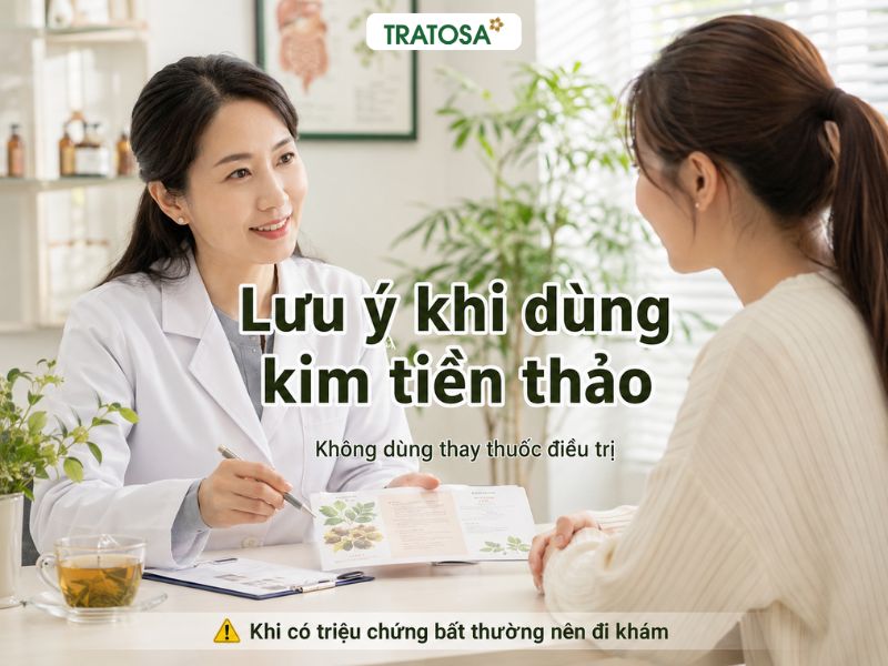 Cách nấu nước lá kim tiền thảo đúng cách, dễ uống và lưu ý khi dùng Lưu ý an toàn khi sử dụng nước lá kim tiền thảo thường xuyên