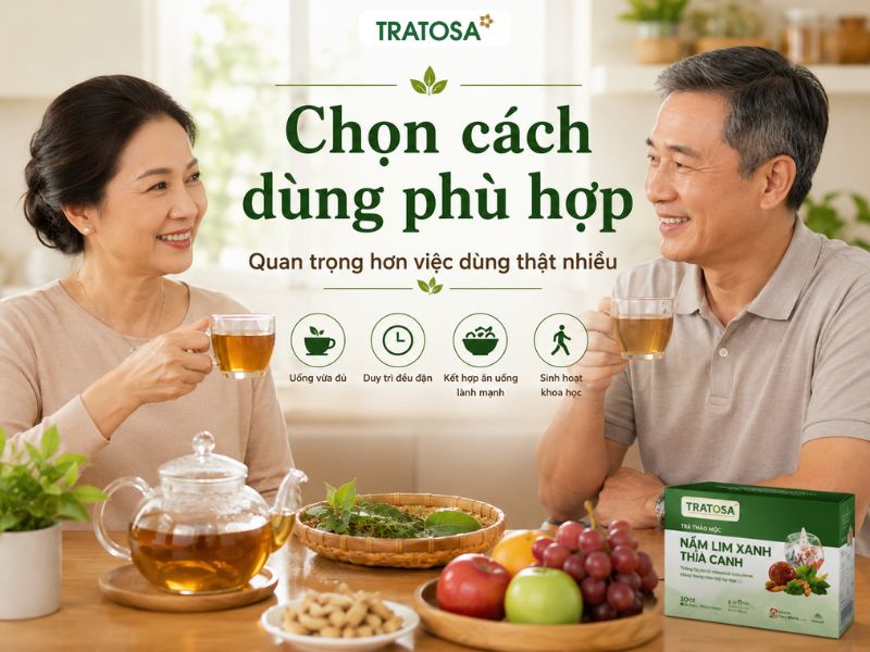 Cách sử dụng nấm lim xanh khô đúng cách và phù hợp với từng người