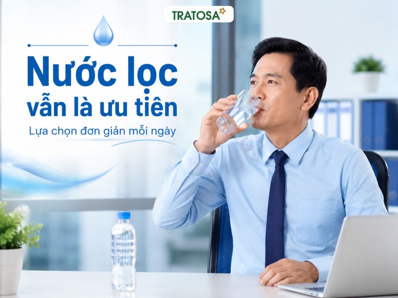 Nước uống cho người tiểu đường với lựa chọn nước lọc lành mạnh hằng ngày