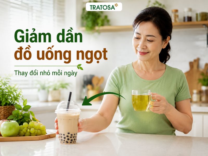 Nước uống cho người tiểu đường thay thế trà sữa và nước ngọt