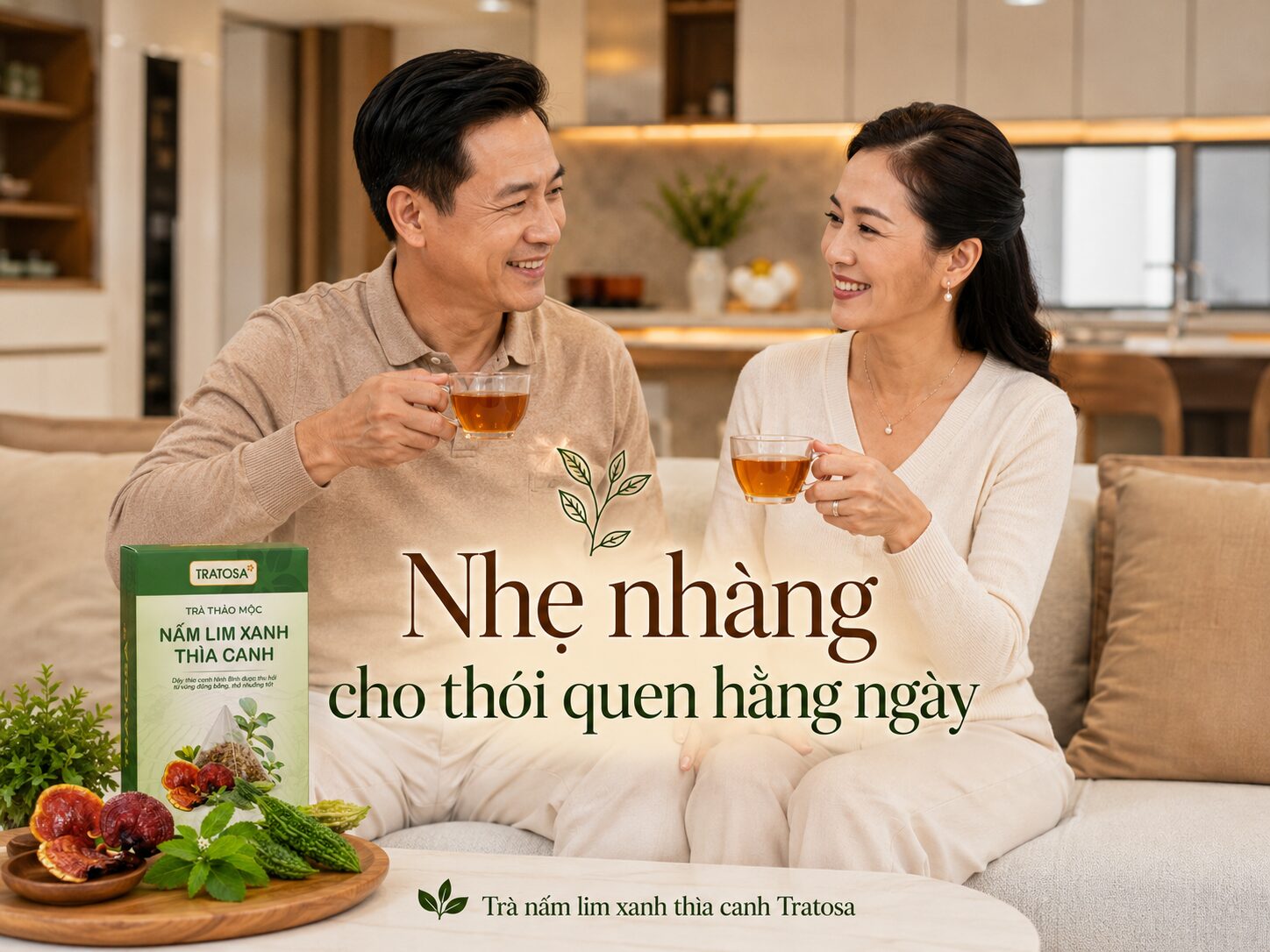 Review trà nấm lim xanh thìa canh Tratosa: Thành phần, vị uống và cảm nhận thực tế Review trà nấm lim xanh thìa canh Tratosa