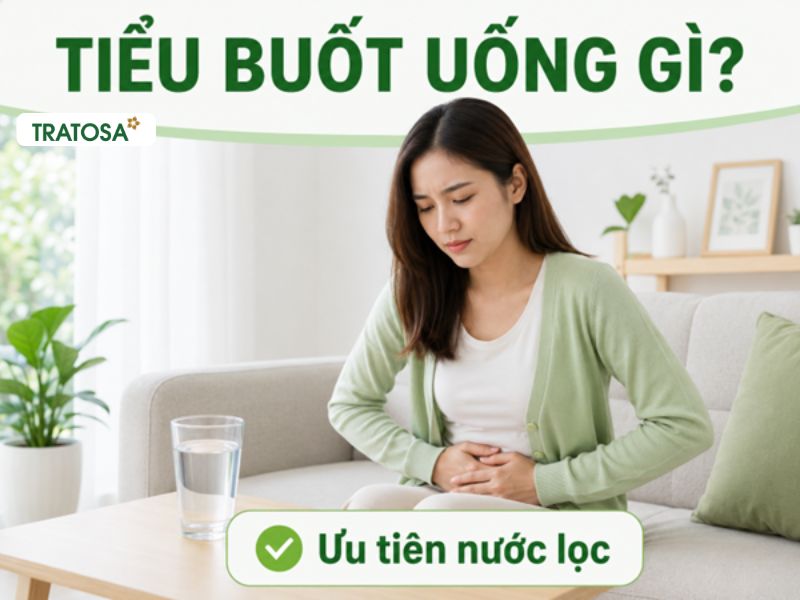 Nước lọc giúp hỗ trợ làm loãng nước tiểu khi bị tiểu buốt nhẹ