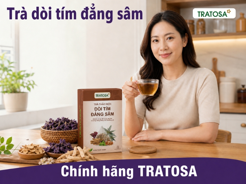 Trà dòi tím đẳng sâm Hưng Yên TRATOSA chính hãng