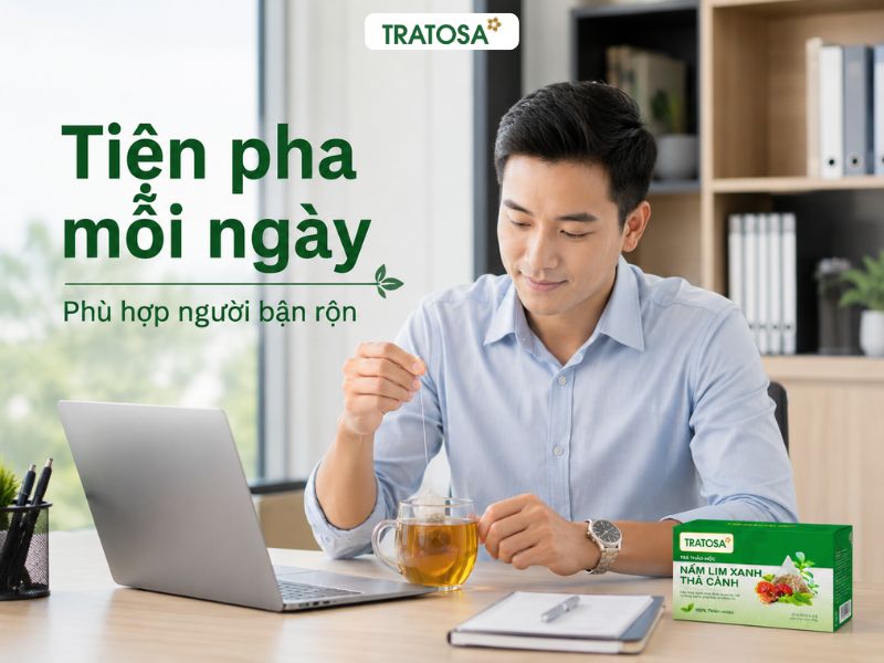 Trà kim tiền thảo linh chi giá bao nhiêu dạng túi lọc tiện lợi