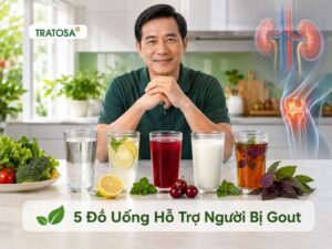 Bị gout nên uống gì? Gợi ý 5 loại đồ uống hỗ trợ kiểm soát acid uric và chăm sóc sức khỏe xương khớp.