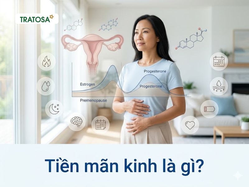 Tiền mãn kinh là gì và bốc hỏa tiền mãn kinh uống gì để hỗ trợ giảm triệu chứng