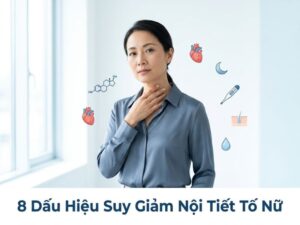 8 dấu hiệu suy giảm nội tiết tố nữ thường gặp ở phụ nữ trung niên