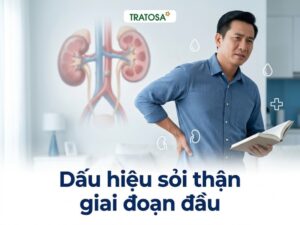 Nhận biết dấu hiệu sỏi thận giai đoạn đầu để chủ động thăm khám