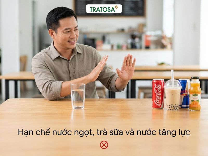Đường huyết cao nên uống gì và các loại nước ngọt, trà sữa cần hạn chế