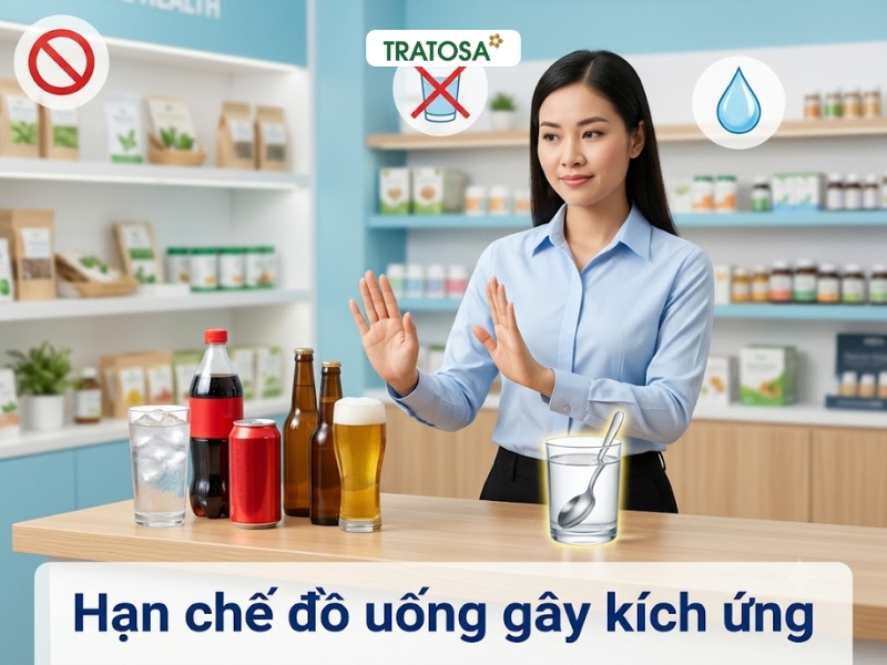 Ho Khàn Tiếng Nên Uống Gì Để Cổ Họng Dễ Chịu Hơn? Người bị ho khàn tiếng nên hạn chế nước ngọt, bia rượu và đồ uống lạnh