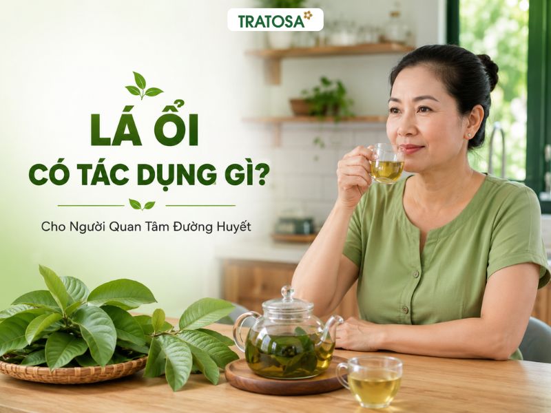 Lá ổi có tác dụng gì cho bệnh tiểu đường và người muốn giảm đồ uống nhiều đường
