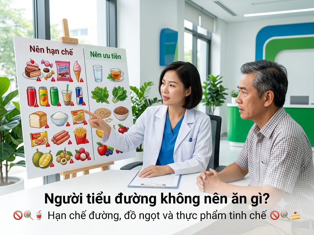 Người tiểu đường không nên ăn gì