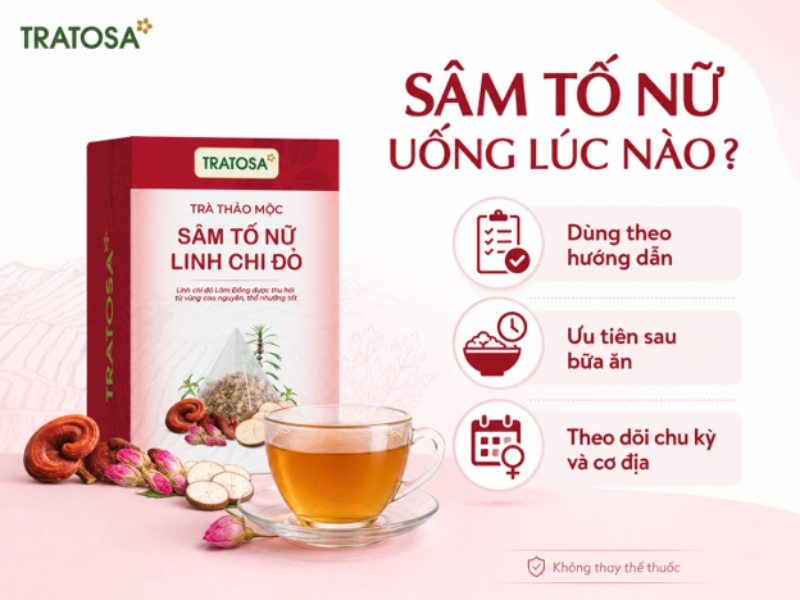 Hướng dẫn thời điểm sử dụng sâm tố nữ theo khuyến nghị và nhu cầu của phụ nữ