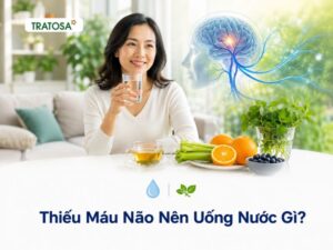 Thiếu máu não nên uống nước gì để hỗ trợ tuần hoàn não và giảm đau đầu chóng mặt