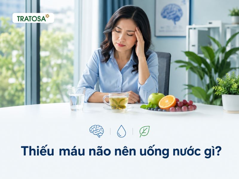 Thiếu máu não nên uống nước gì để hỗ trợ giảm đau đầu và tăng tập trung