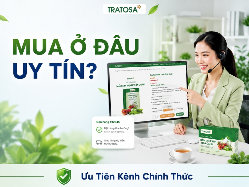 Trà nấm lim xanh thìa canh giá bao nhiêu? Giá bán, cách dùng và nơi mua uy tín Tư vấn đặt mua trà nấm lim xanh thìa canh chính hãng tại website chính thức
