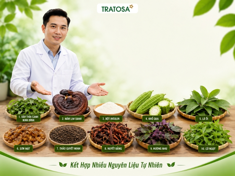 Trà nấm lim xanh thìa canh giá bao nhiêu? Giá bán, cách dùng và nơi mua uy tín Các thành phần thảo mộc trong trà nấm lim xanh thìa canh gồm dây thìa canh, nấm lim xanh và nhiều nguyên liệu tự nhiên