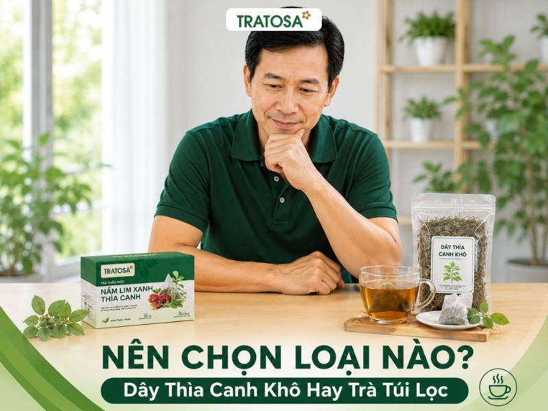 Uống dây thìa canh có giảm cân không? Hiểu đúng trước khi sử dụng Trà nấm lim xanh kết hợp dây thìa canh dùng trong sinh hoạt hằng ngày