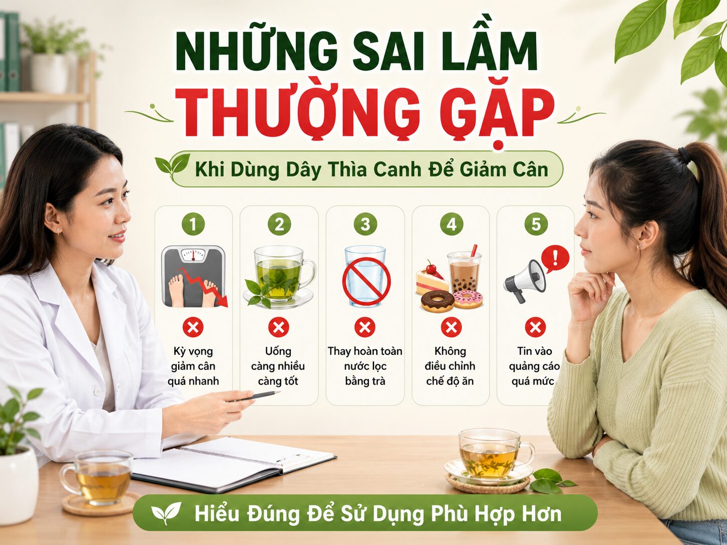 Uống dây thìa canh có giảm cân không? Hiểu đúng trước khi sử dụng uong day thia canh co giam can khong