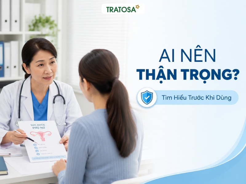Bác sĩ tư vấn cho phụ nữ về những lưu ý khi sử dụng sâm tố nữ