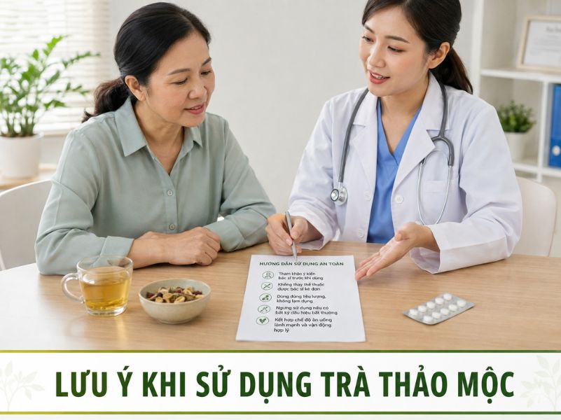Bệnh Tiểu Đường Uống Nước Gì Tốt? Những Thức Uống Nên Ưu Tiên Khi Kiểm Soát Đường Huyết Bác sĩ tư vấn cách sử dụng trà thảo mộc phù hợp với tình trạng sức khỏe