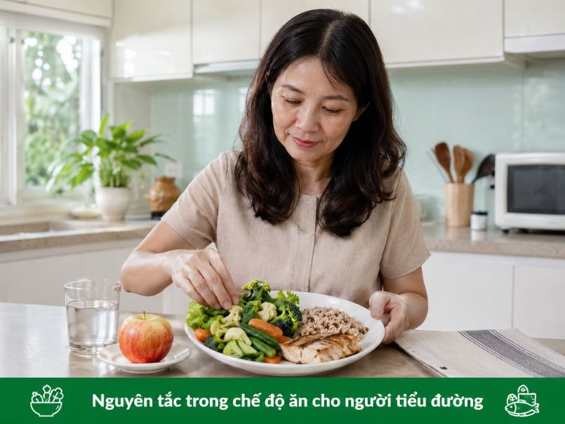 Chế Độ Ăn Cho Người Tiểu Đường: Gợi Ý Thực Đơn Cân Bằng Mỗi Ngày che do an cho nguoi tieu duong 2