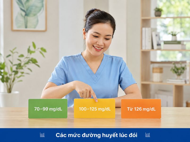 Đường Huyết Lúc Đói Bao Nhiêu Là Bình Thường Và Khi Nào Cần Theo Dõi Thêm? Các mức đường huyết lúc đói thường được tham khảo