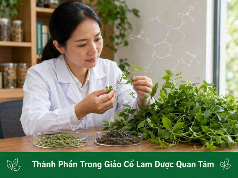Giảo Cổ Lam Có Tác Dụng Gì Với Đường Huyết? Những Điều Cần Biết Khi Sử Dụng Saponin và flavonoid là thành phần tự nhiên trong giảo cổ lam