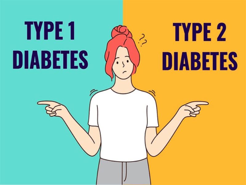 Phân biệt tiểu đường type 1 và type 2 dựa trên nguyên nhân và đặc điểm