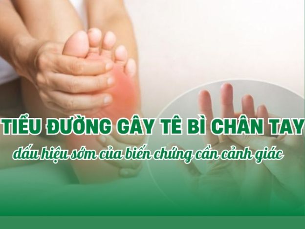 Tê tay chân có liên quan tiểu đường không và dấu hiệu cần cảnh giác