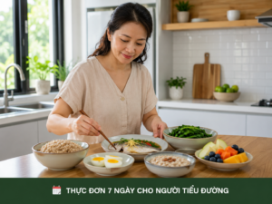 thực đơn 7 ngày cho người tiểu đường