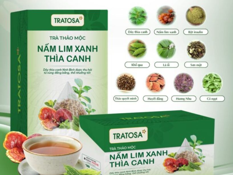 Người cao tuổi bị tiểu đường nên ăn gì? Cách lên bữa ăn đủ chất, dễ áp dụng Trà thảo mộc Nấm Lim Xanh Thìa Canh TRATOSA cho người trưởng thành