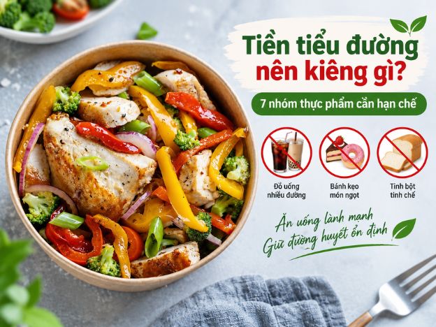 Tiền tiểu đường nên kiêng gì và các nhóm thực phẩm cần hạn chế