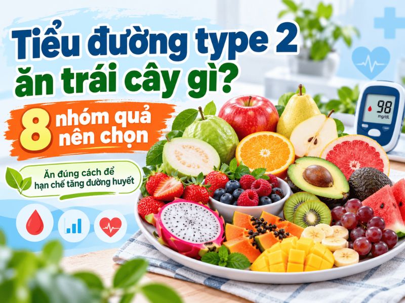Người tiểu đường type 2 có được ăn trái cây không