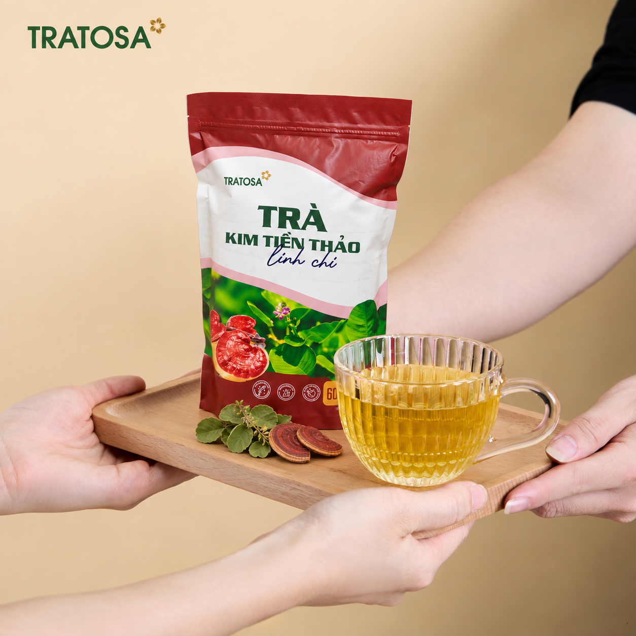 Trà Kim Tiền Thảo Linh Chi (túi) Trà Kim Tiền Thảo Linh Chi